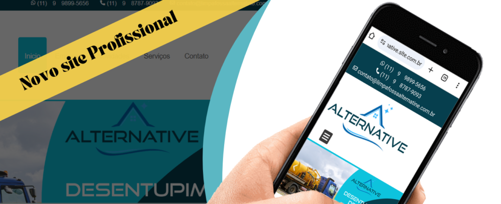 Portfólio de sites profissionais desenvolvidos em Salto