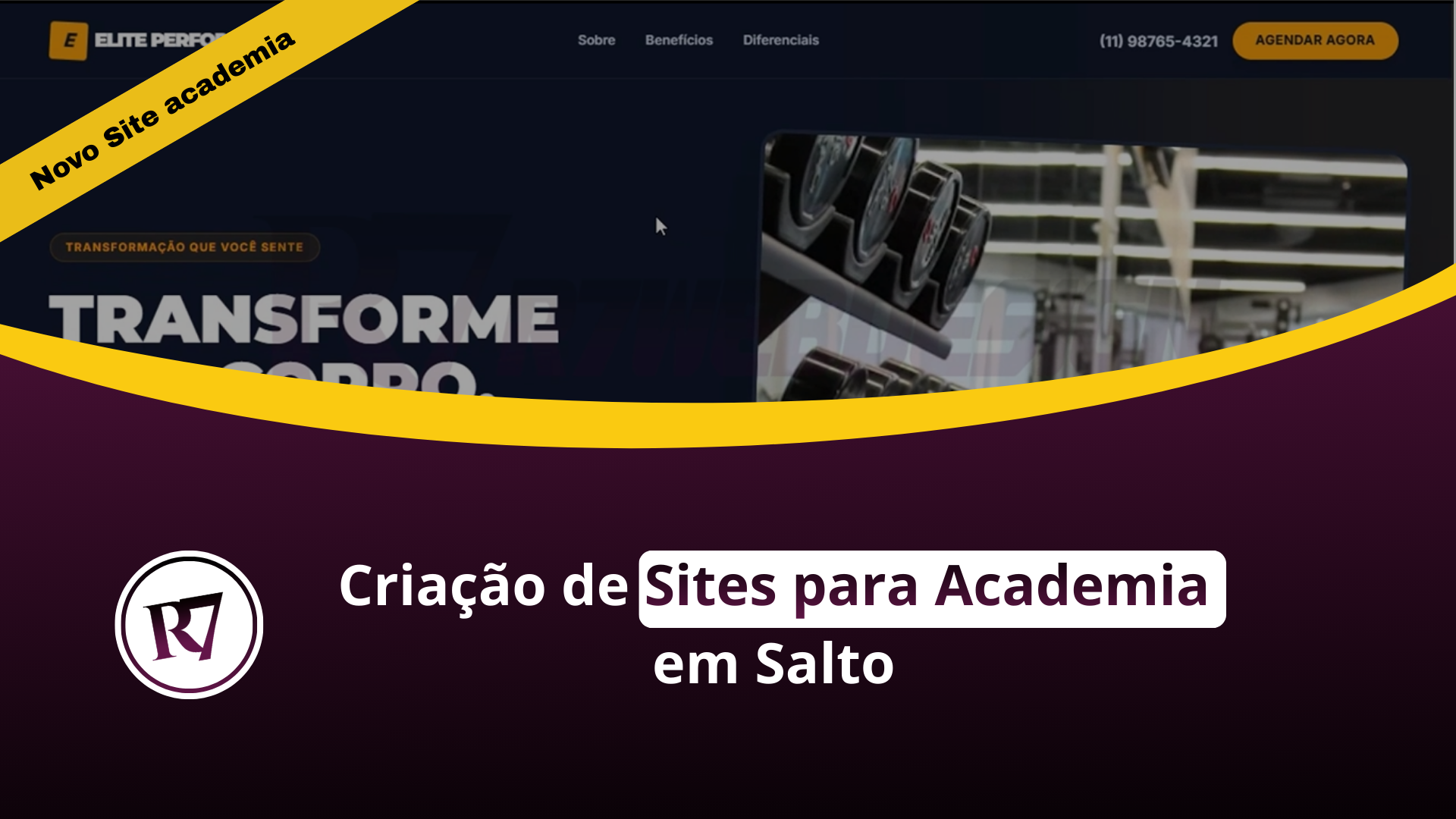 Criação de Sites para Academia em Salto
